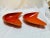 Orange 1950’s Italian Boomerang Ceramic Bowls - a Pair For Sale - Image 8 of 8