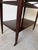 1960s French Hollywood Regency Three-Tier Mahogany Side Table For Sale - Image 9 of 12