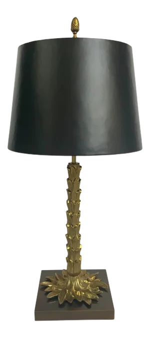 Baker Modern Organic Brass Finished Table Lamp