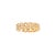 Modern 1.21 Ct Gold Chain Link Diamond Band Size 6.5 For Sale - Image 3 of 3