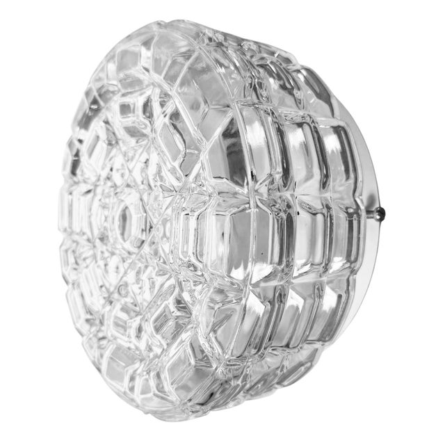 Vintage Glass Wall Light, 1970s For Sale - Image 17 of 17