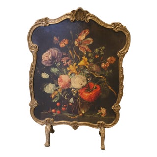 Mid-Century Fire Screen after Jacob Walscappelle, 1950 For Sale