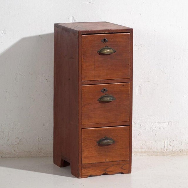 Small Antique Japanese File Cabinet For Sale - Image 11 of 11