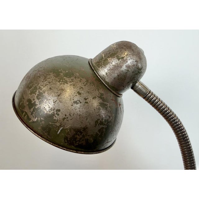 Industrial Workshop Gooseneck Table Lamp, 1960s For Sale - Image 4 of 18