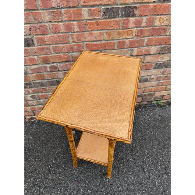 Camel 19th Century English Bamboo Table For Sale - Image 8 of 8