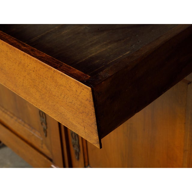 French Walnut 19th Century Three-Door Enfilade with Marble Top and Pilasters For Sale - Image 11 of 12