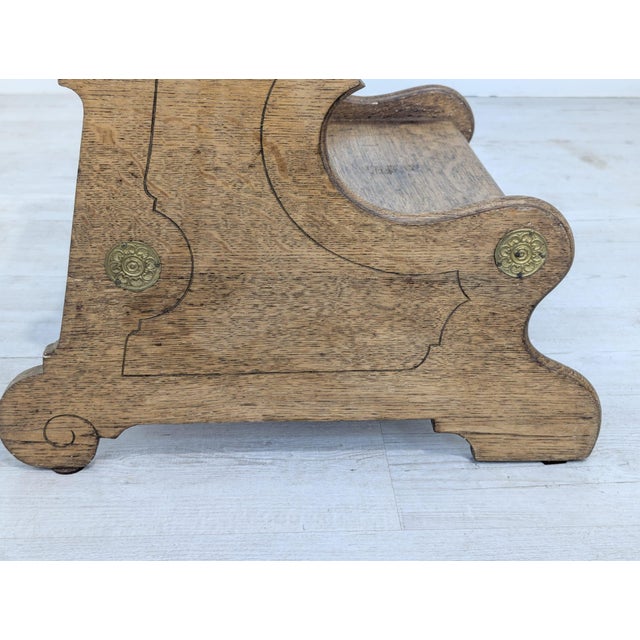 Vintage Wooden Step Stool, 1962 For Sale - Image 12 of 14