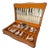 English Cutlery Set for 6 from Smith Seymour LTD Sheffield, 1960s, Set of 52 For Sale