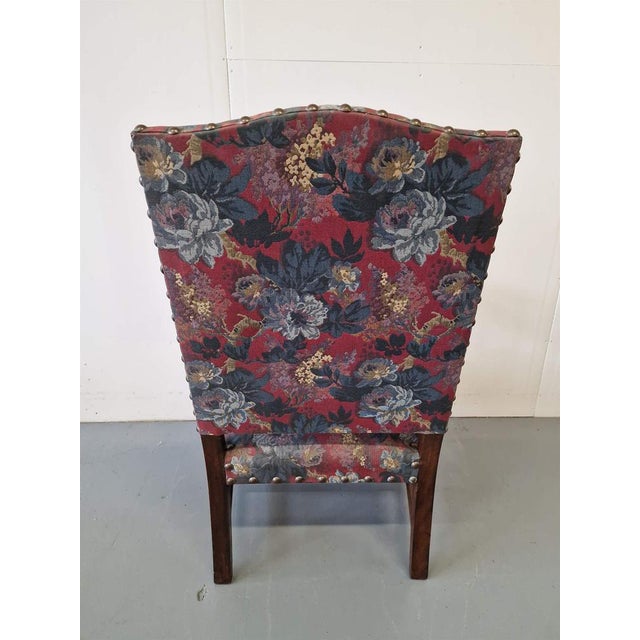 French Lounge Chair in Elm For Sale - Image 3 of 6