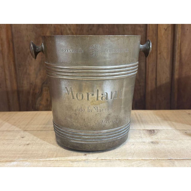 Silver-Plated Champagne Bucket from Christofle, 1930s For Sale - Image 9 of 9