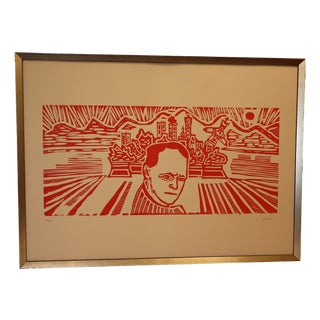 Bellora, Luccan Figure, 1970s, Lithograph, Framed For Sale