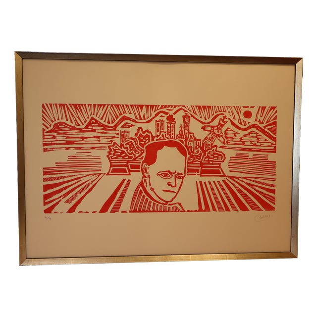 Bellora, Luccan Figure, 1970s, Lithograph, Framed For Sale