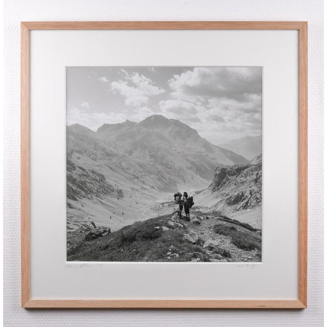 Jose Nicolas (1956) Vallouise Valley 2019 Silver print Numbered 4/15, signed Format 50 x 50, image 36 x 36 Passe partout...