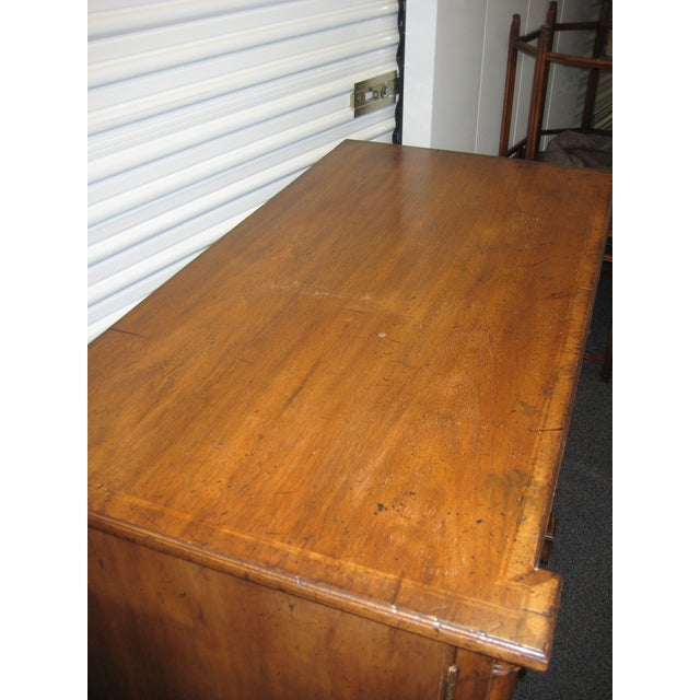 Modern History Home Yorkshire House British Colonial Style Burlwood Entertainment Chest / Media Cabinet, Attributed For Sale - Image 4 of 7