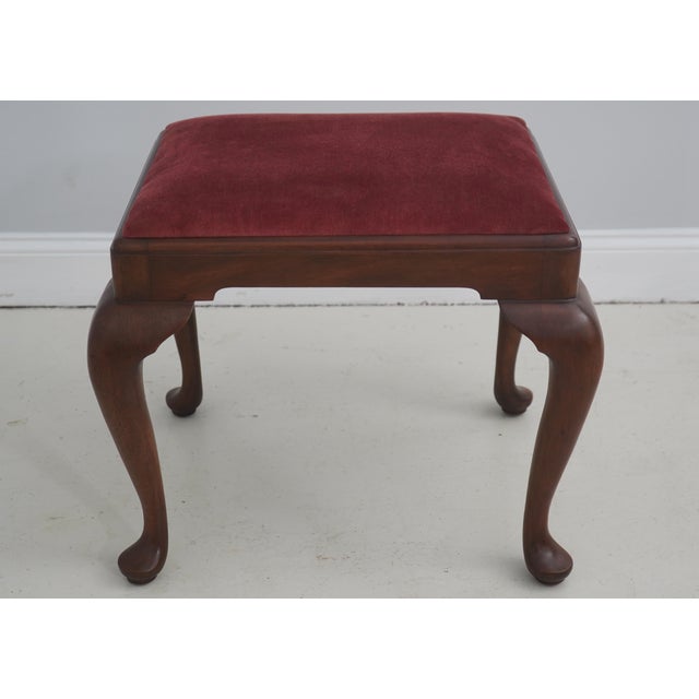 Age: Approx: 30 Years Old Details: Solid Cherry High Quality Construction Queen Anne Legs & Pad Feet Traditional Style...