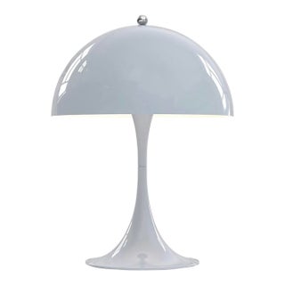 Limited Edition Louis Poulsen Panthella 250 Table Lamp - Brand New in Box - Pale Blue - Corded Version For Sale