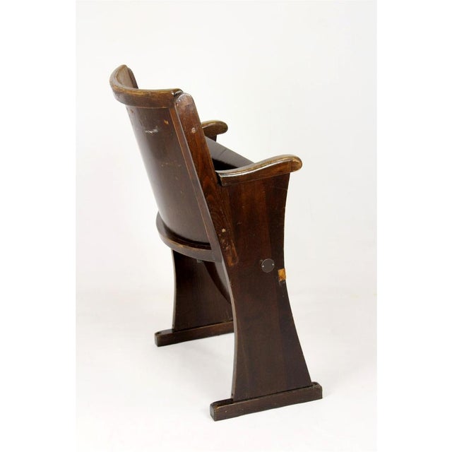 Mid-Century Modern Vintage Cinema Chair, 1940s For Sale - Image 3 of 11