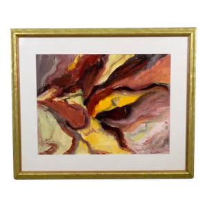 1970s Vic Calderon Vintage "Inspiration" Original Acrylic Painting
