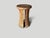 Contemporary Andrianna Shamaris Sculptural Teak Wood Side Table or Pedestal For Sale - Image 3 of 18