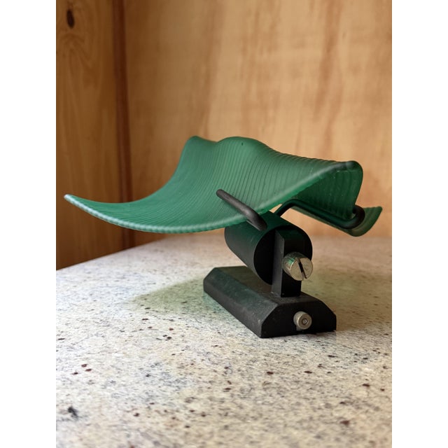 Vintage Geco Green Frosted Glass Wall Sconce by Paolo Piva for Stefano Cevoli, 1980s For Sale - Image 15 of 18
