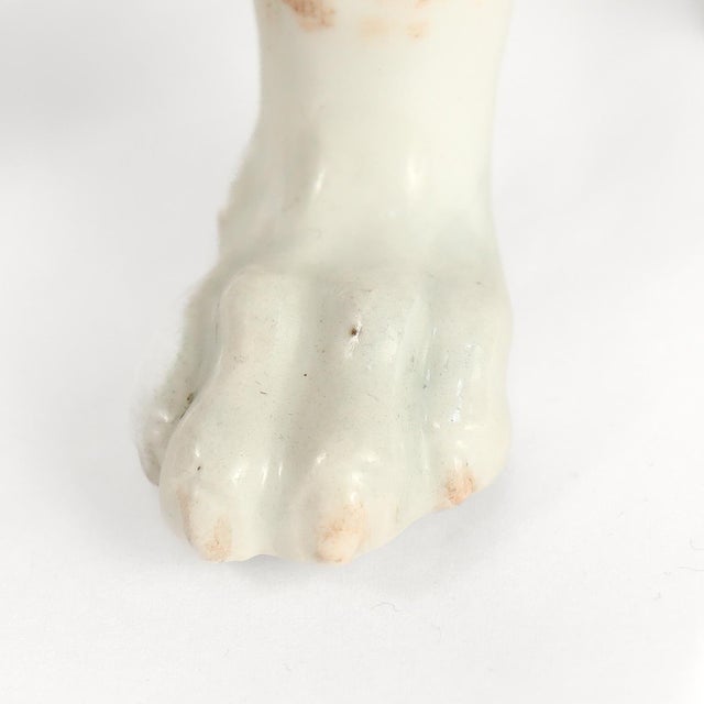Antique Dresden Porcelain King Charles Spaniel Sculpture or Figurine For Sale - Image 15 of 18
