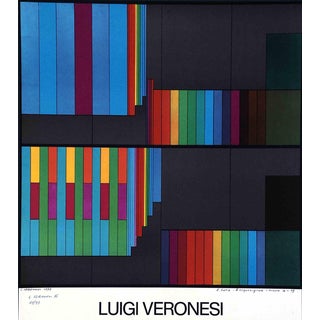 E. Satie II Coquecigrue Offset Poster by Luigi Veronesi, 1976 For Sale