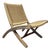 Vintage Ebert Wels Style Folding Rope Chair For Sale