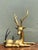 Vintage Brass Deer Sculpture For Sale - Image 16 of 16