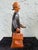 1970s Vintage Italian Hand-Carved Wood Scholar/Lawyer Figure Sculpture by Romer For Sale - Image 5 of 12