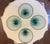 1950s 1950s Russel Wright Morgantown Glassware Set of 13 in “Seafoam” - Pinch Base Tumblers & Sherbets - 13-Piece For Sale - Image 5 of 10