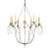 Niermann Weeks 12-Light Italian Style Iron Chandelier With Chain Swags For Sale