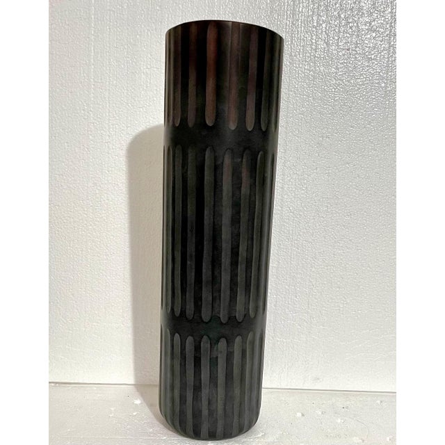 Sergio Constantini, Large Murano Abstract Hand Blown Arcade Glass Sculpture Marcello Panza Vase For Sale - Image 10 of 12