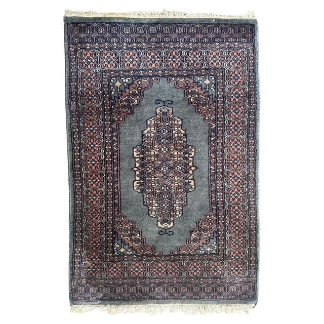 Vintage Small Pakistani Rug from Bobyrugs, 1980s For Sale - Image 14 of 14