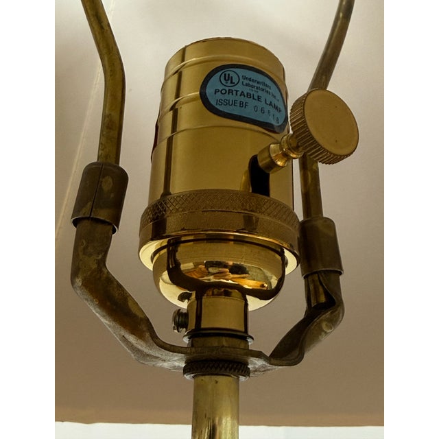 Bone Lenox Dance of the Dolphins Table Lamp For Sale - Image 7 of 12