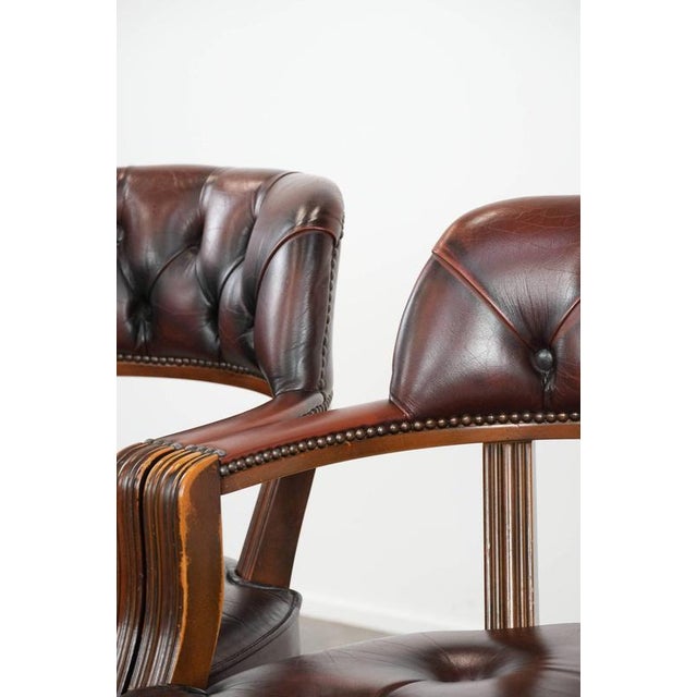 Chesterfield Dining Chairs in Cowhide, Set of 4 For Sale - Image 16 of 18