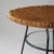 Coffee Table with Round Rattan Top, 1950s For Sale - Image 11 of 13