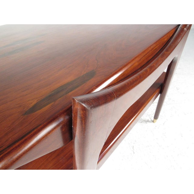 Pair Vintage Rosewood End Tables For Sale In New York - Image 6 of 11