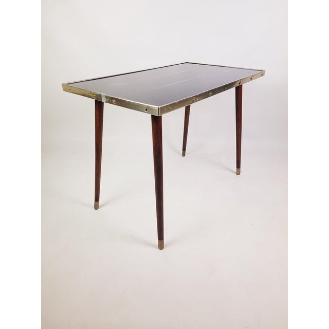 Vintage Rockabilly-Style Side Table, 1960s, in Good conditions. Designed 1970 to 1979