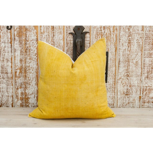 Indian Farid Organic Silk Pillow For Sale - Image 3 of 8