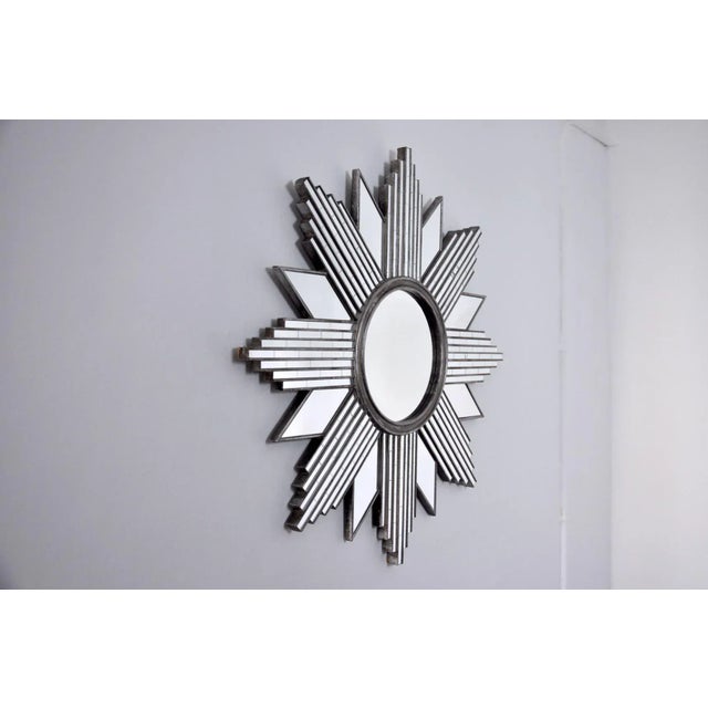 French Art Deco Mirror, 1970s For Sale - Image 4 of 7