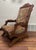Early 1900s Bohemian Eastlake Chair With Floral Chenille and Nailhead Trim For Sale - Image 4 of 11