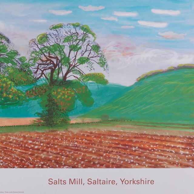 Autumn in Thixendale Poster after David Hockney For Sale - Image 3 of 6