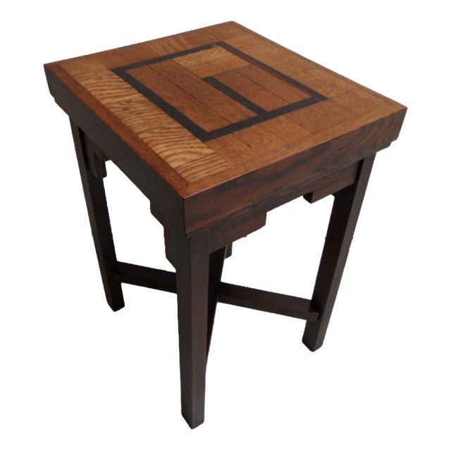 Art Deco Amsterdam School Oak Coffee Table, 1890s For Sale