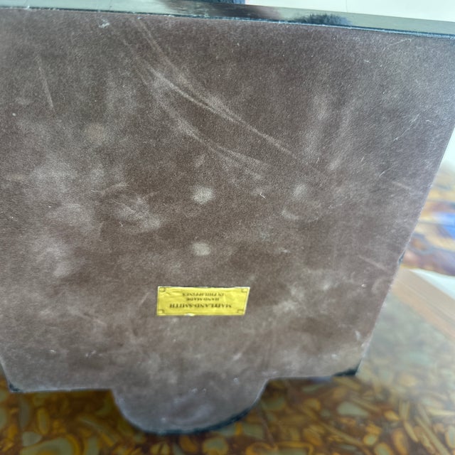 Late 20th Century Maitland-Smith Tessellated Penshell Peacock Lamp For Sale - Image 10 of 10