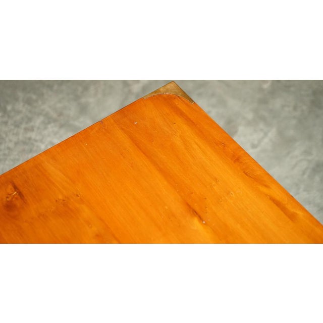 Burr Yew and Elm Military Campaign Coffee Table For Sale - Image 16 of 18