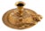 The Serpent's Candle: Neoclassical Gilt Bronze Candlestick For Sale