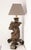 Gargoyle Table Lamp in Wood & Wrough Iron attributed to J M Rothschild, France, 1960s For Sale - Image 9 of 18