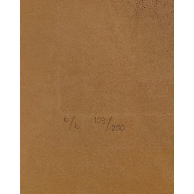 1970s 1970s Salvador Dali Portrait of Picasso (Ochre) For Sale - Image 5 of 5