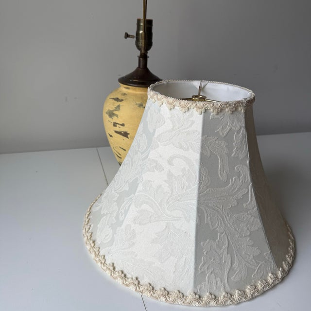 Late 20th Century Yellow Terracotta Table Lamp For Sale - Image 9 of 11