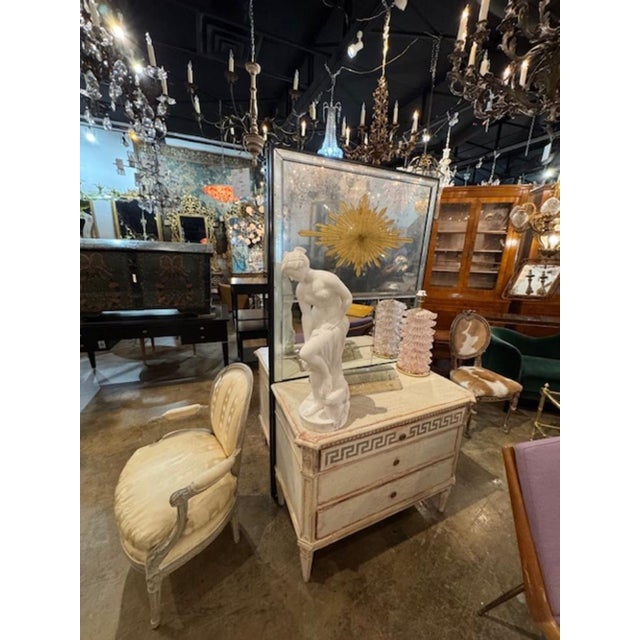 White 19th C. French Marble Statue of Venus For Sale - Image 8 of 8